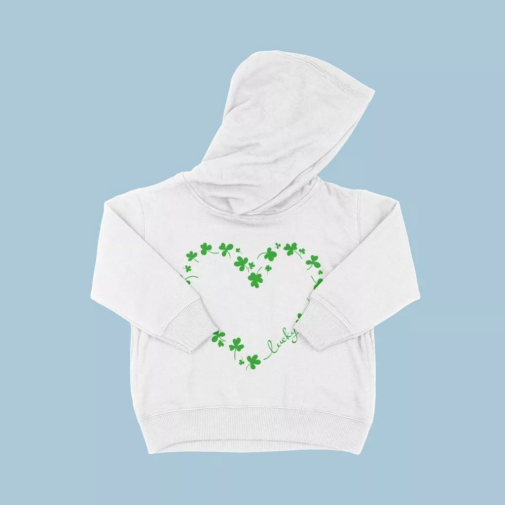Fashionable Clover Flower Lucky Toddler Hoodie