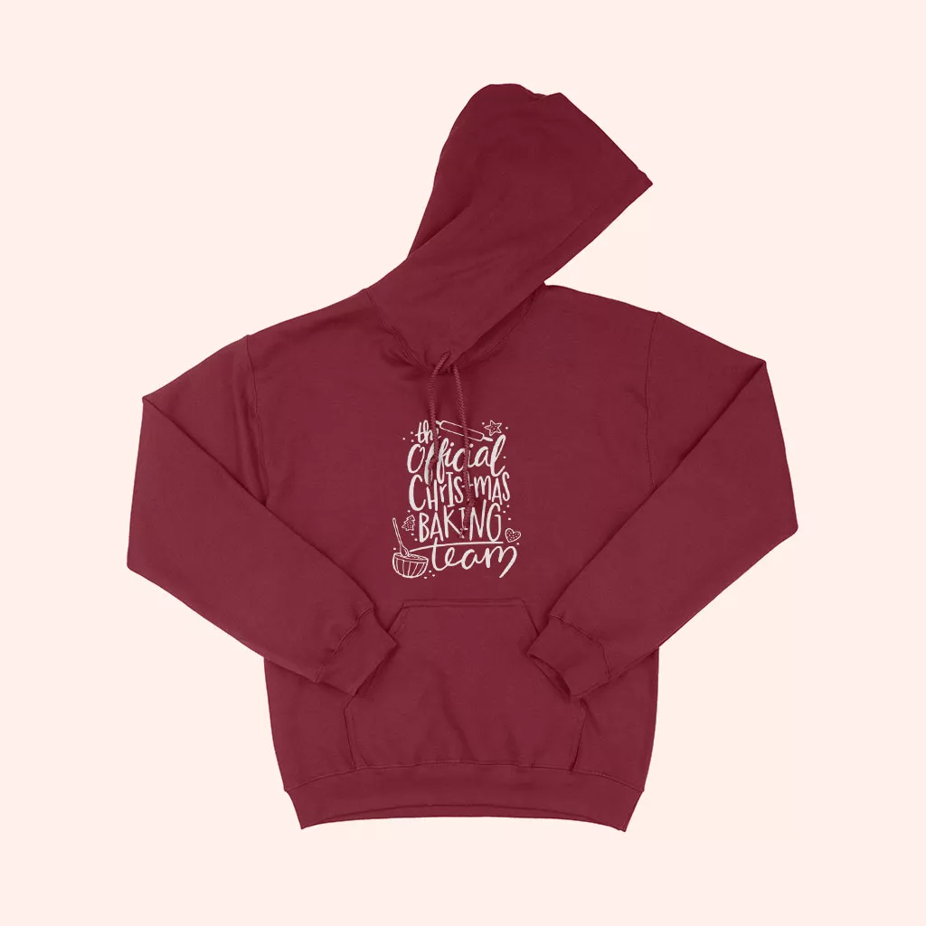 The Official Christmas Baking Team Stylish Hoodies