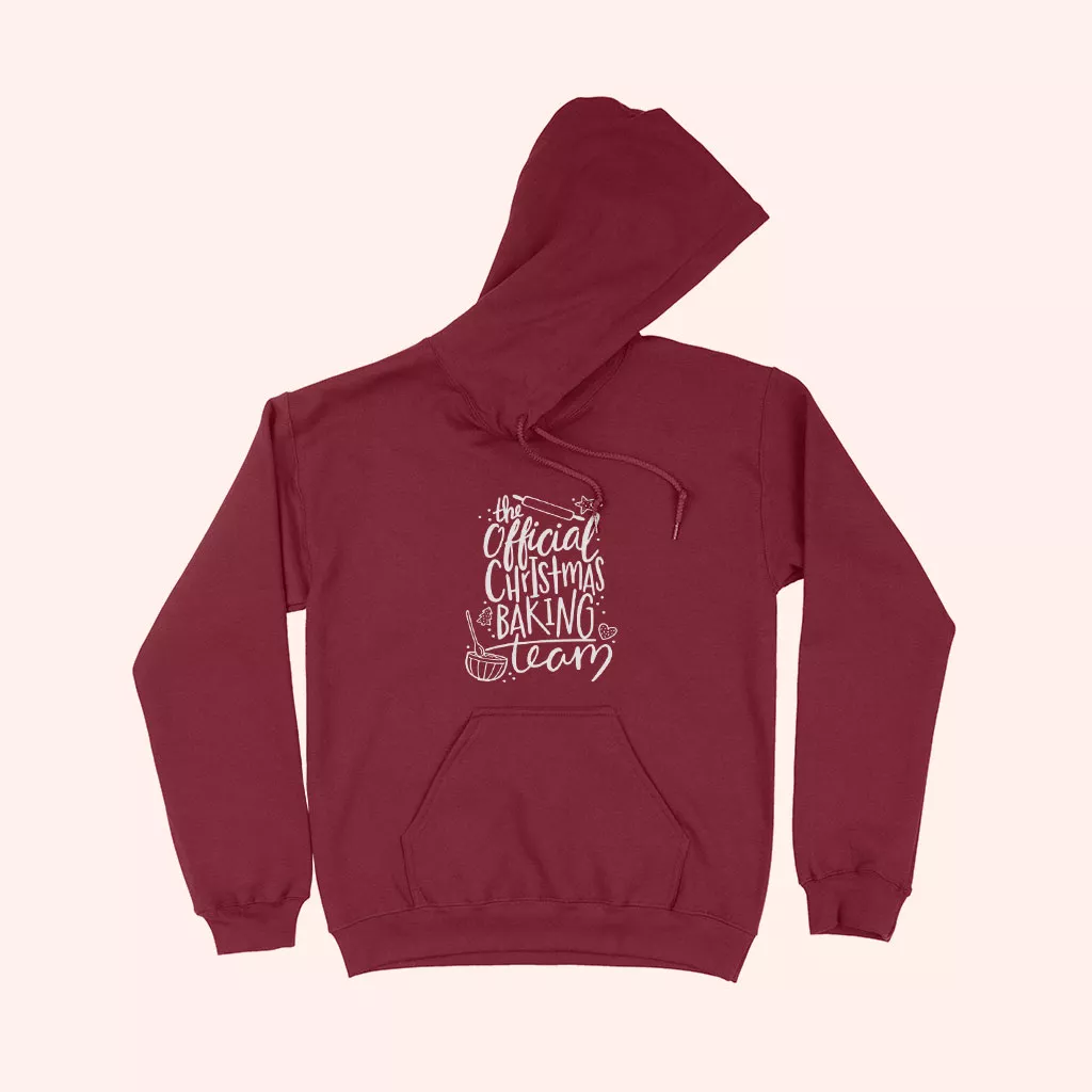 The Official Christmas Baking Team Hoodies