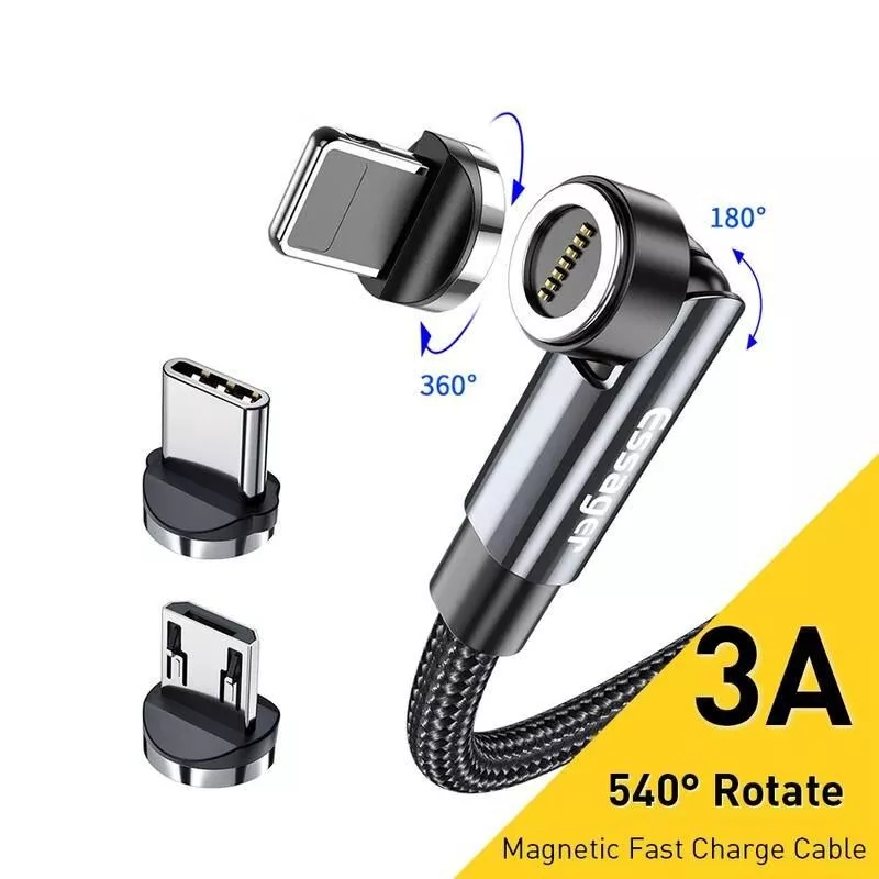 Rotating Magnetic 3A Fast Charging Cable