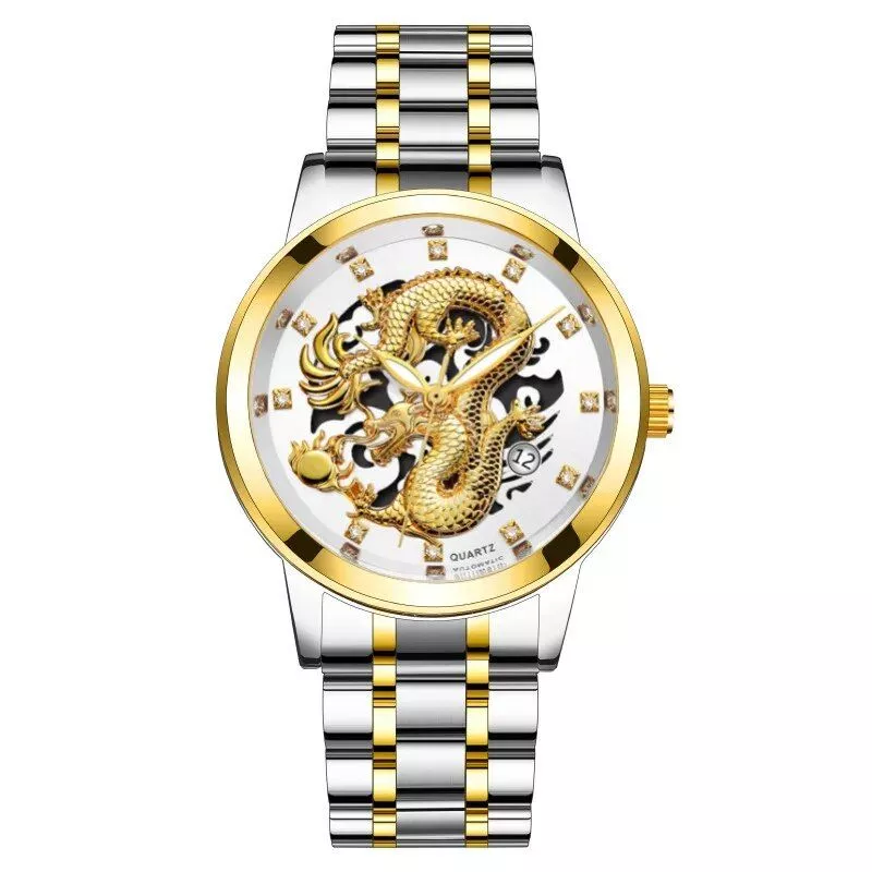 Stainless Steel Business Dragon Watches