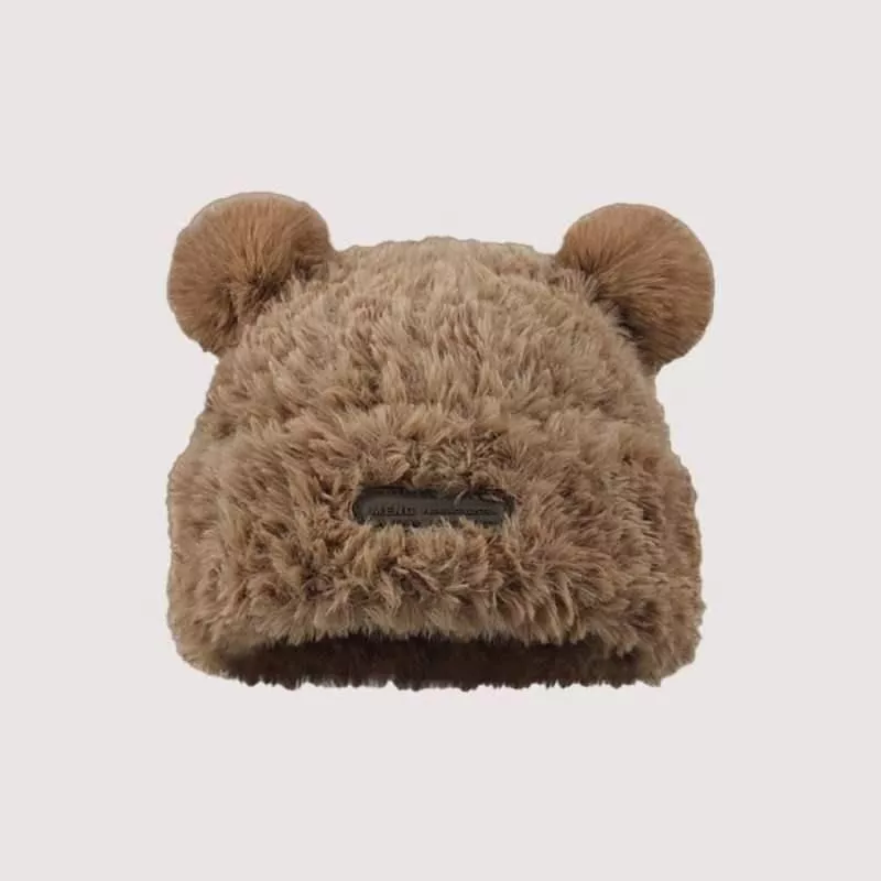 Chic Autumn-Winter Bear Ear Beanie