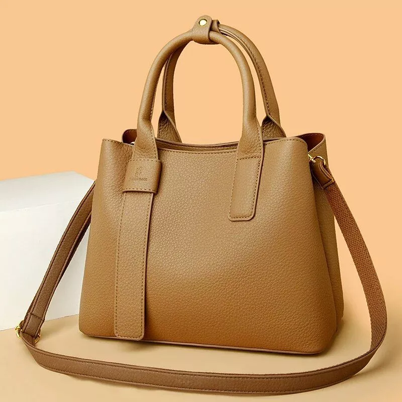 Luxury Leather Tote & Crossbody Bag for Women