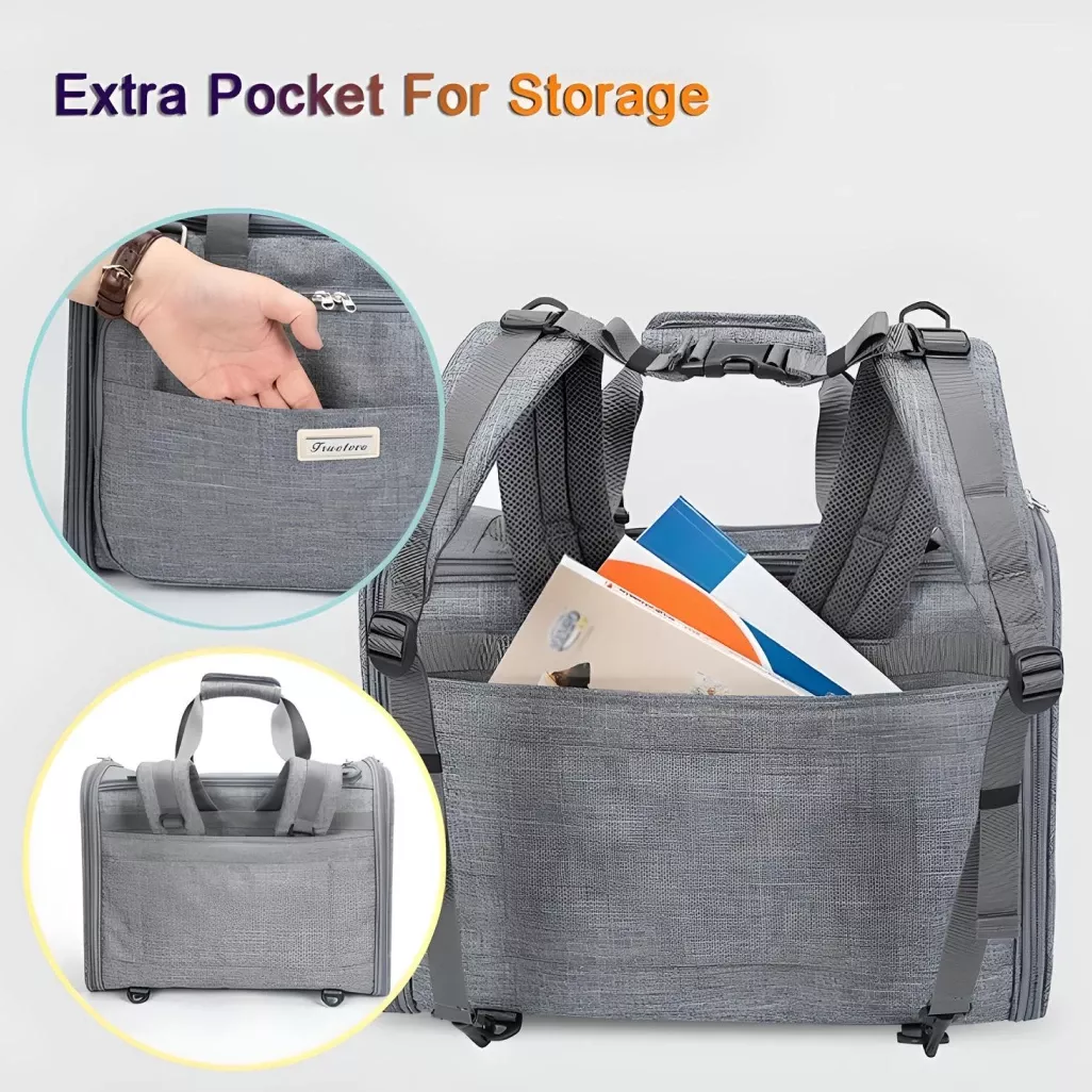 Eco-friendly Water-resistant Pet Carrier Bag – High Grade Polyester