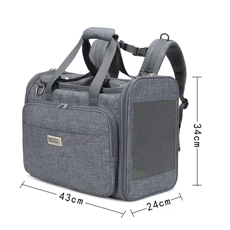Eco-friendly Water-resistant Pet Carrier Bag – High Grade Polyester