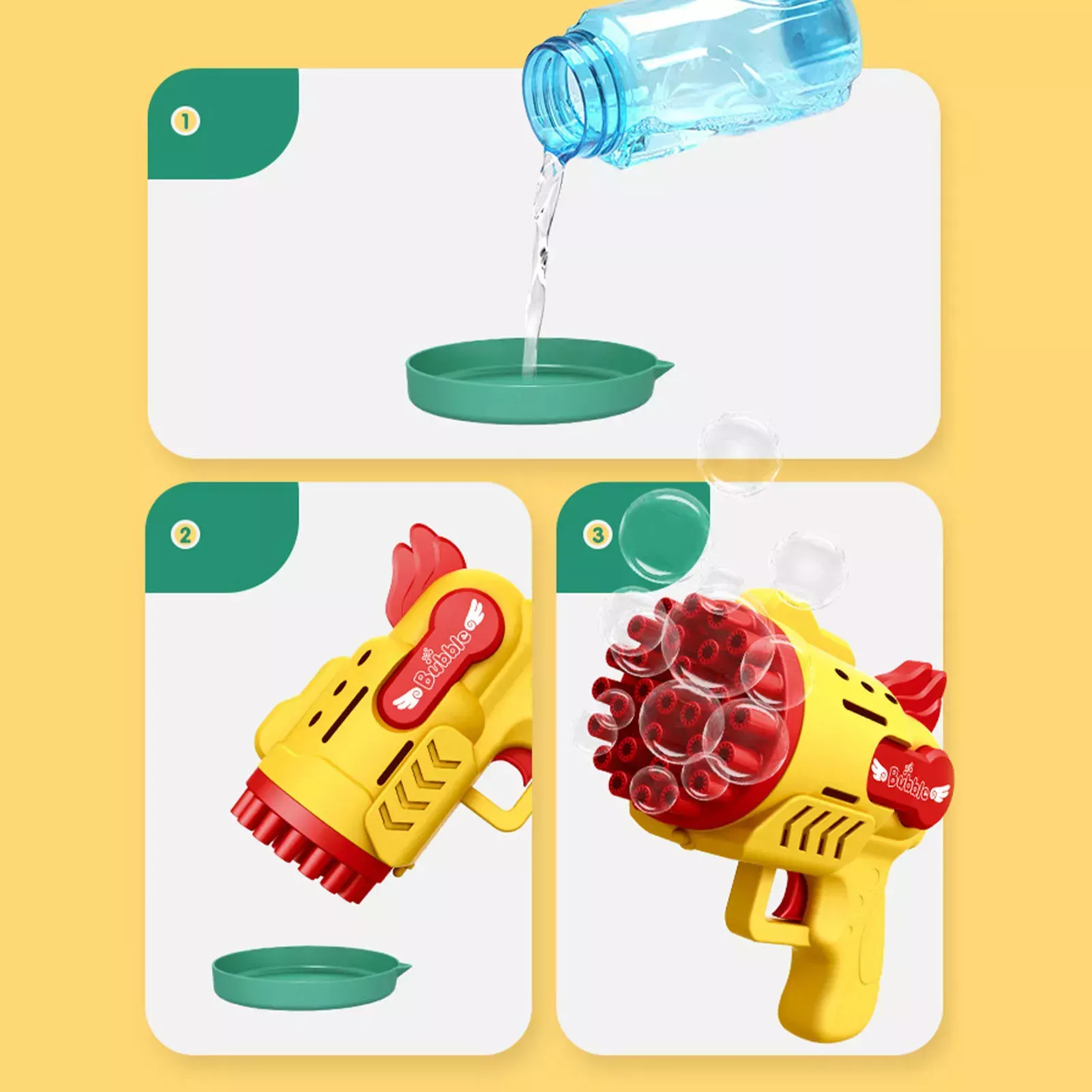 Electric Bubble Gun Toy