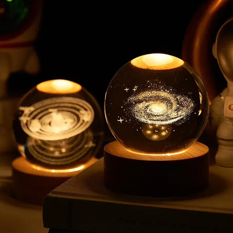 3D Crystal Glass Globe
