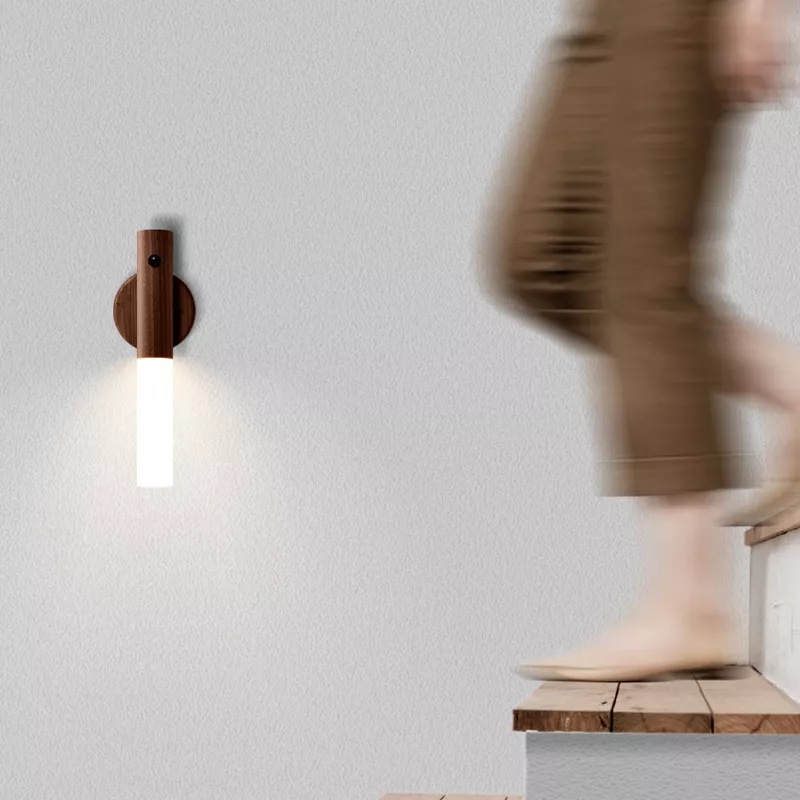 Intelligent Human Body Induction LED Night Light, Rechargeable Wall Light