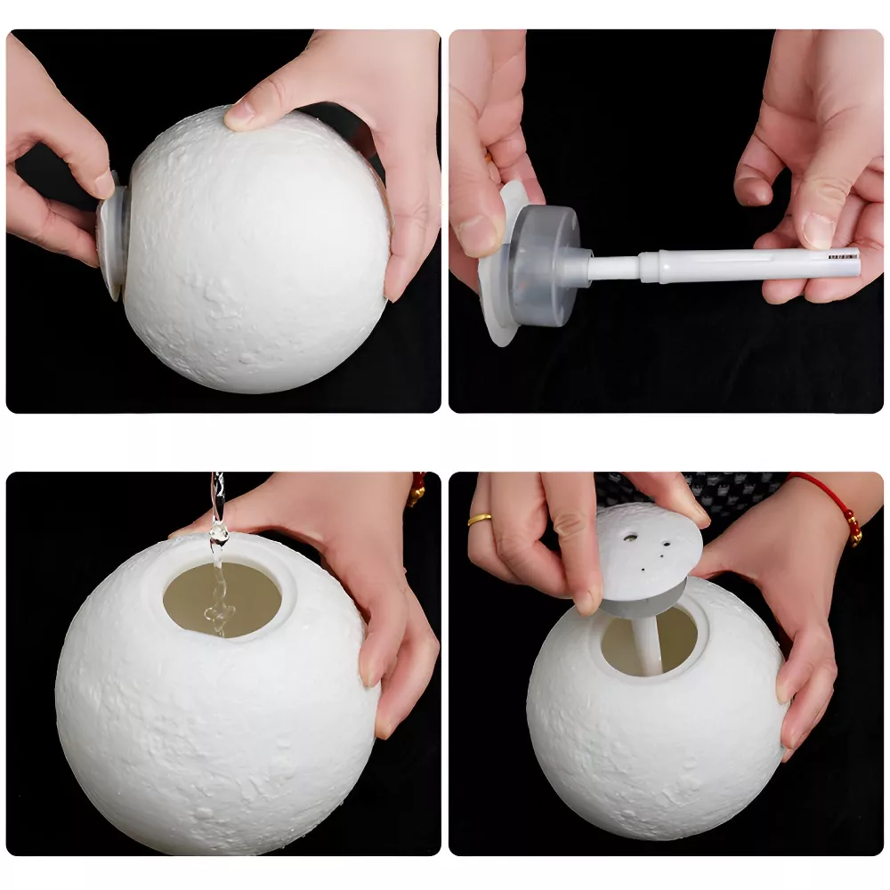 USB Moon Lamp Humidifier & Essential Oil Diffuser