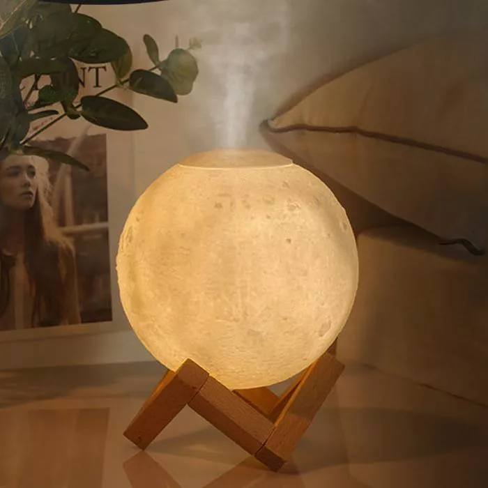 USB Moon Lamp Humidifier & Essential Oil Diffuser