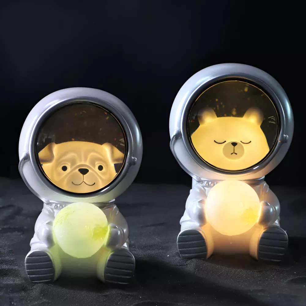 USB Rechargeable LED Astronaut Moon Night Light