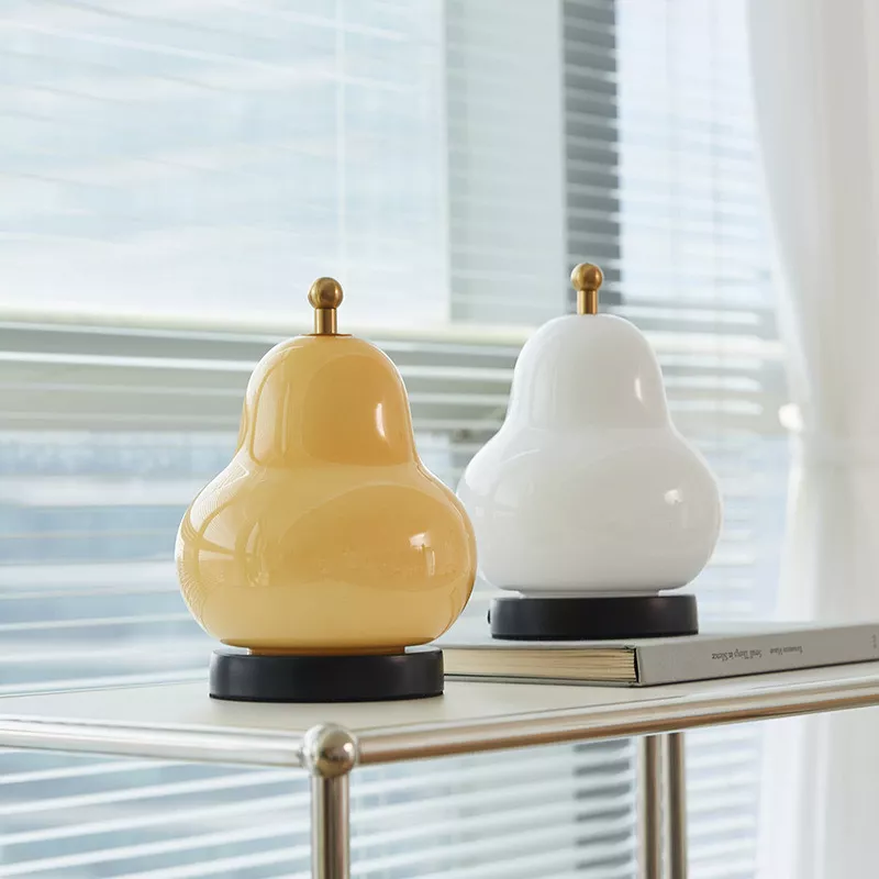 Rechargeable Pear LED Touch Dimming Table Lamp