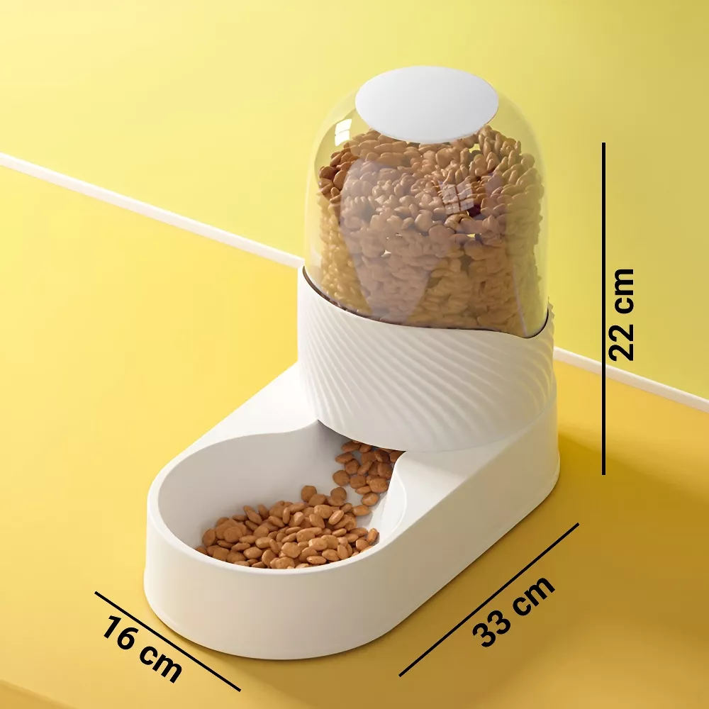 Automatic Pet Food and Water Feeder with 3.5L Capacity