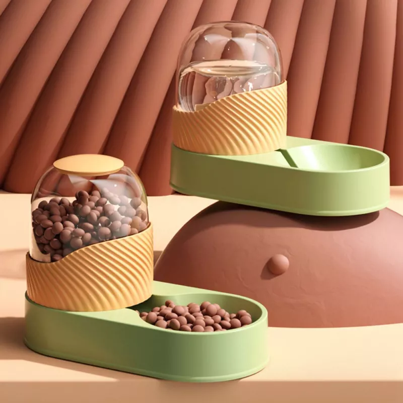 Automatic Pet Food and Water Feeder with 3.5L Capacity