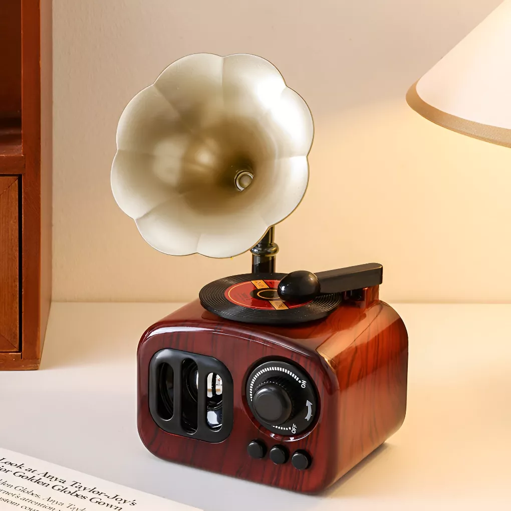 Retro Phonograph Music Box
