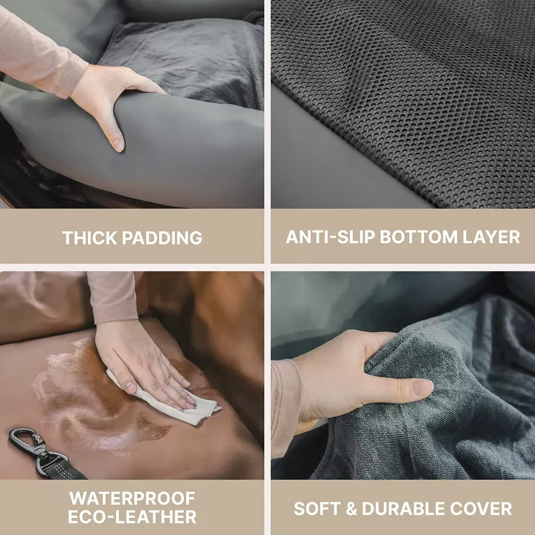 Eco Leather Dog Car Seat