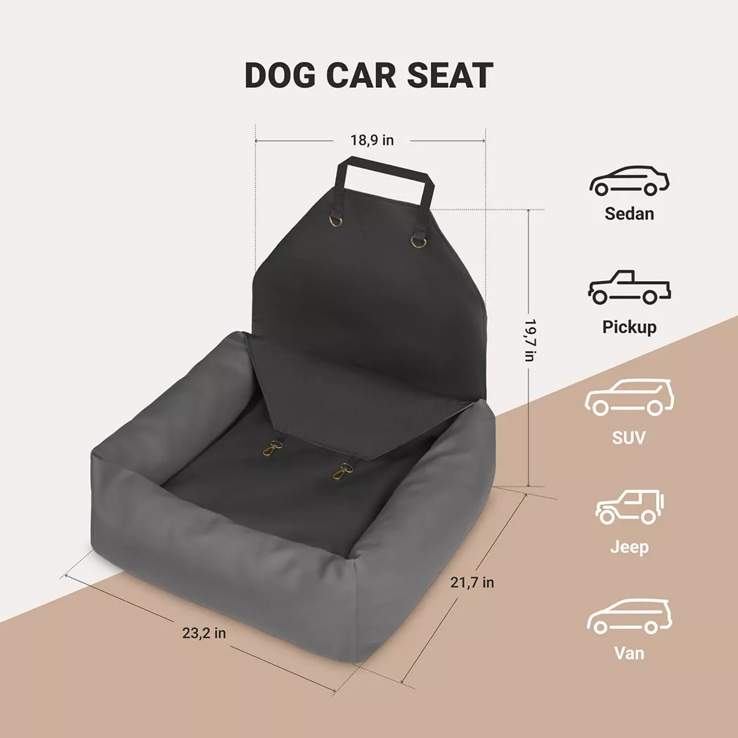Eco Leather Dog Car Seat