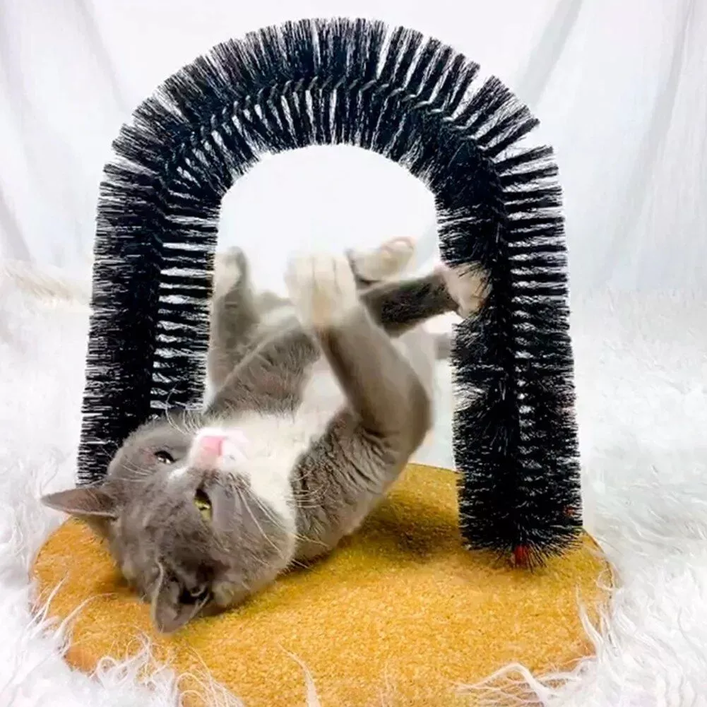 Cat Massage Arch Brush and Play Toy
