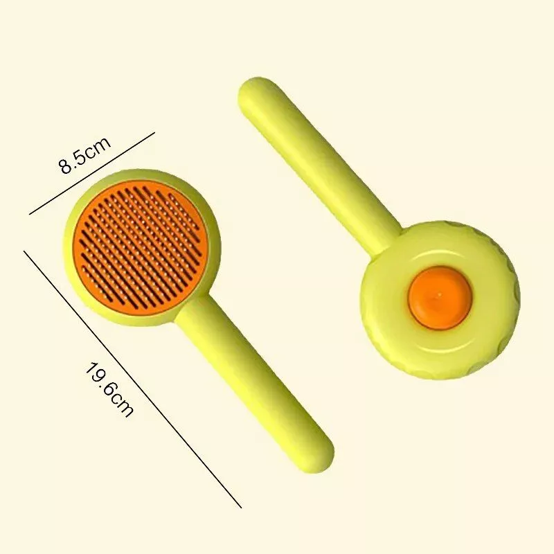 Deluxe Donut Cat & Dog Grooming Brush – Effortless Hair Removal & Comfort in One