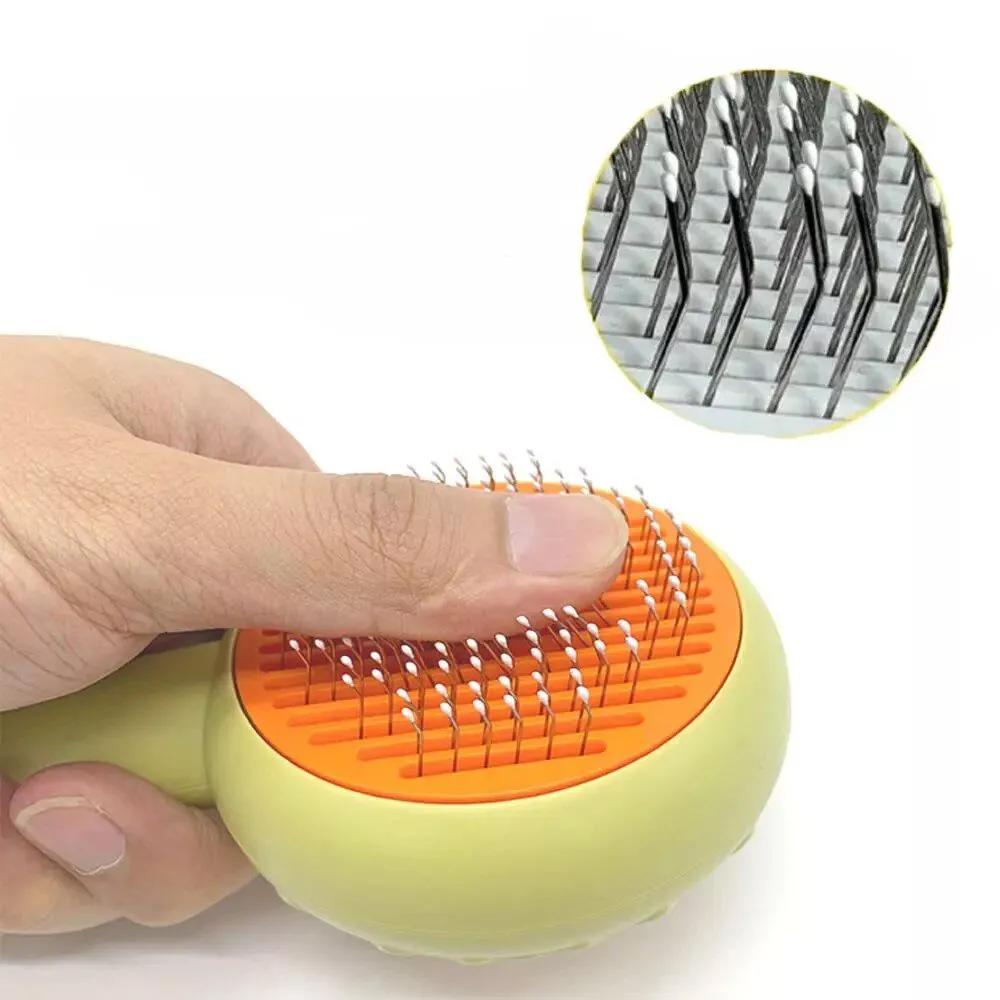 Deluxe Donut Cat & Dog Grooming Brush – Effortless Hair Removal & Comfort in One