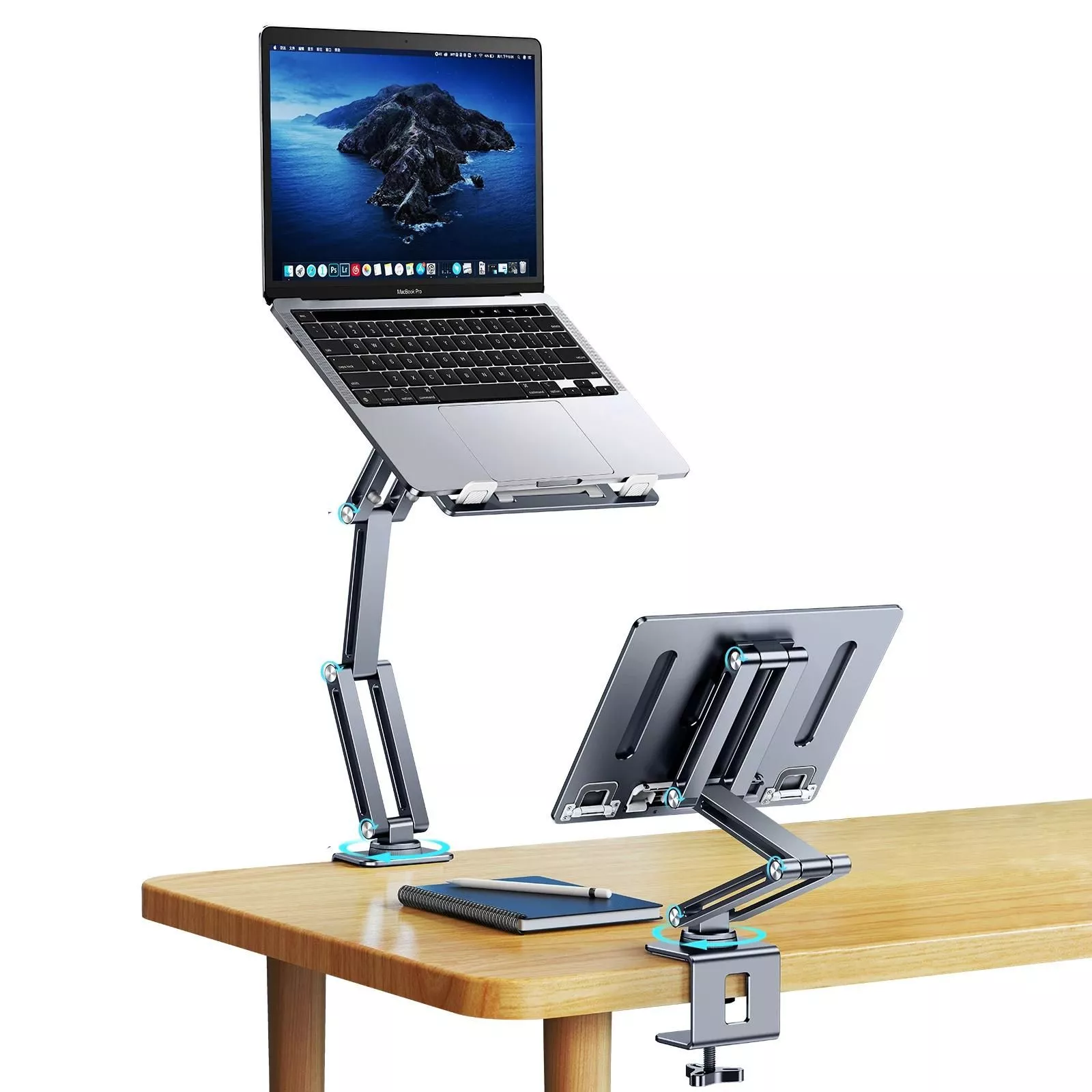 Versatile 360° Rotating Laptop and Tablet Stand