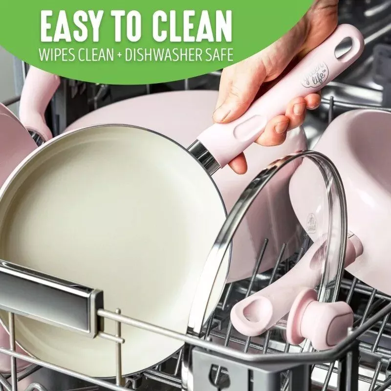 Diamond Infused Ceramic Nonstick Cookware Set