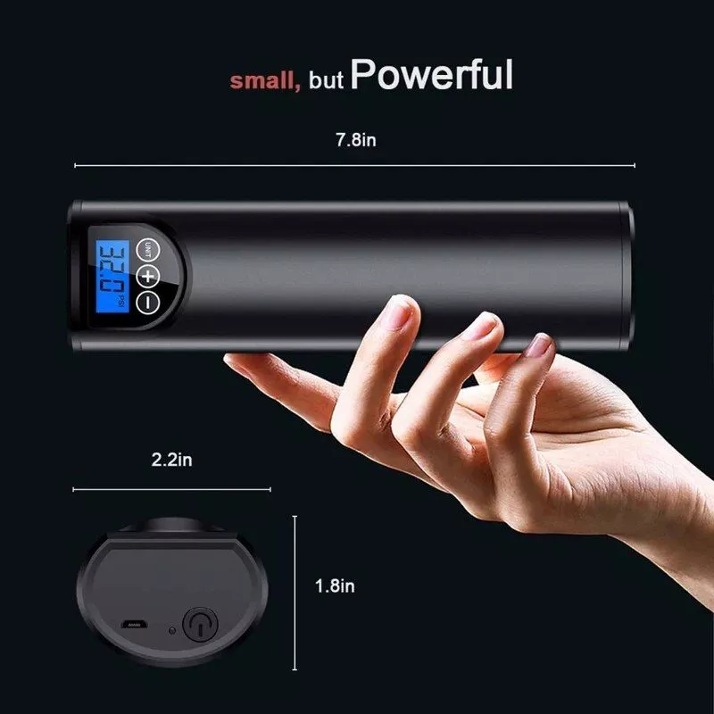 Portable 12V 150PSI Electric Air Pump with LCD Display