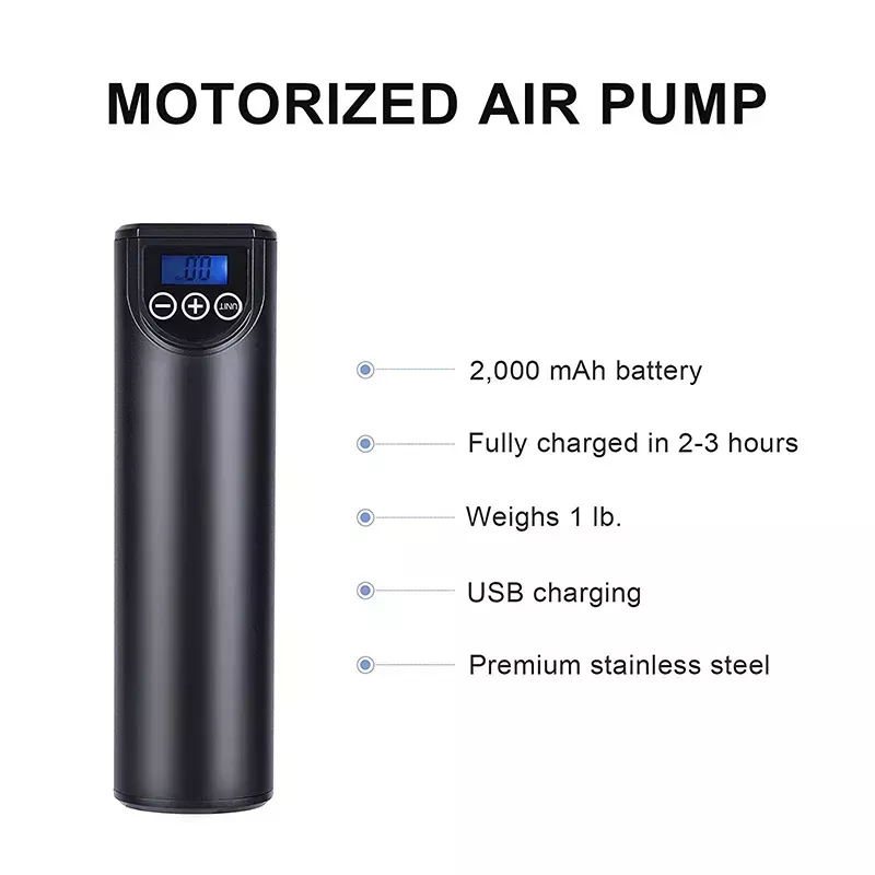 Portable 12V 150PSI Electric Air Pump with LCD Display