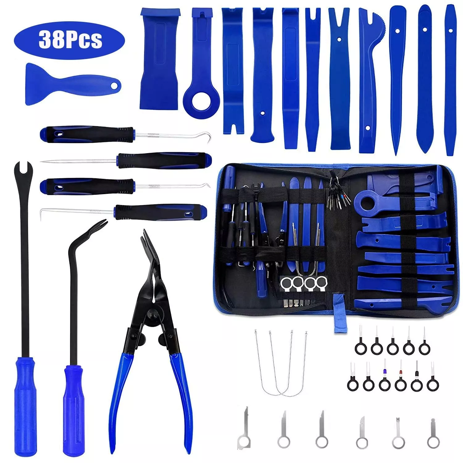 Comprehensive 38PCS Car Trim & Audio Removal Tool Kit