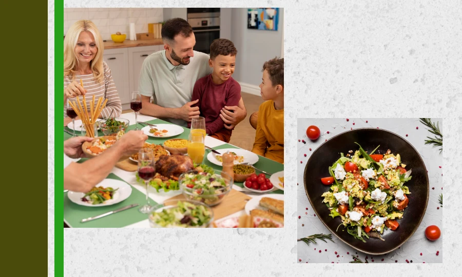 A Family Enjoying a Delicious Meal