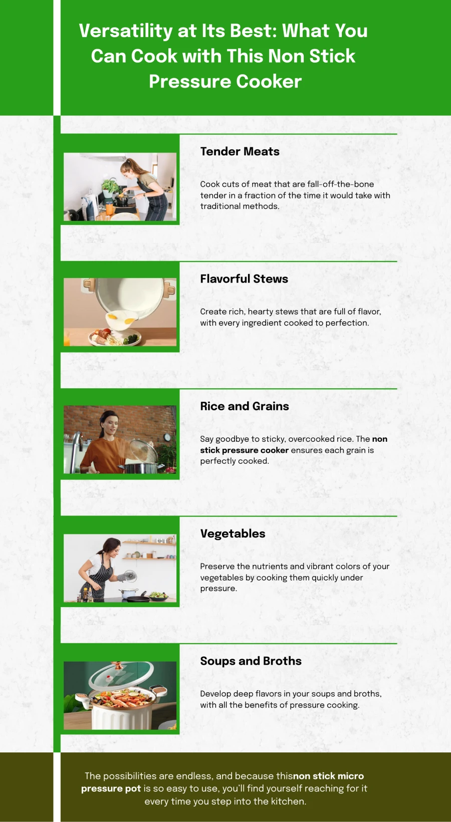 What You Can Cook With This Non Stick Pressure Cooker