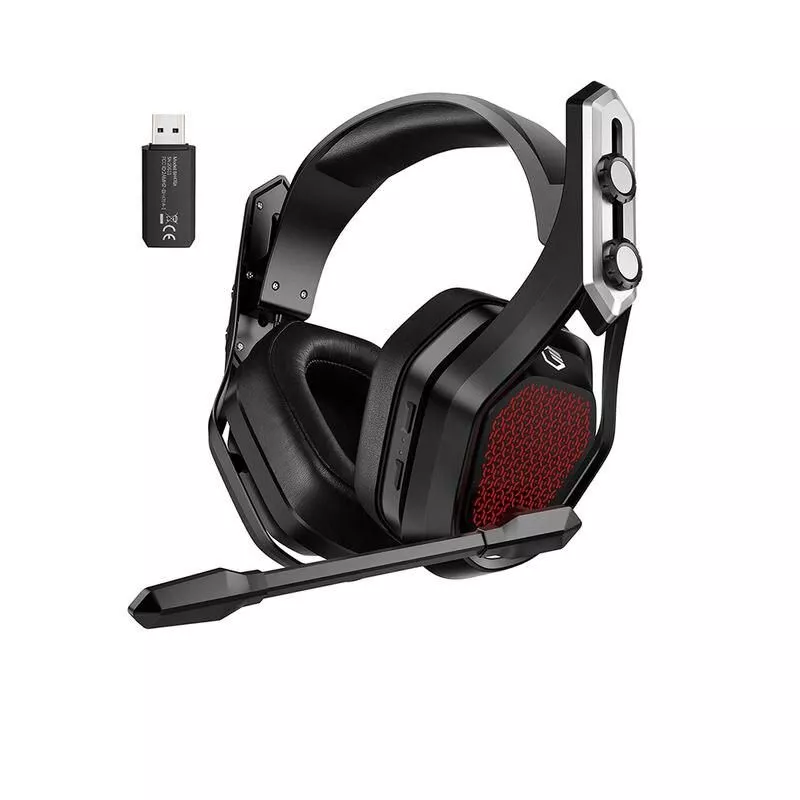Wireless Gaming Headset with 3D Surround & Noise-Canceling Mic for PS5, PS4, PC & More