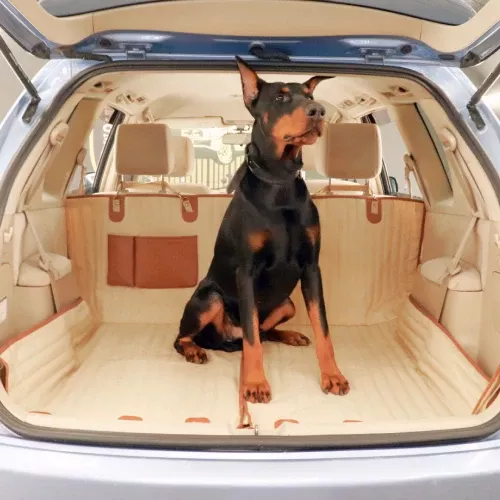 Sturdy Car Dog Hammock With Side Flaps
