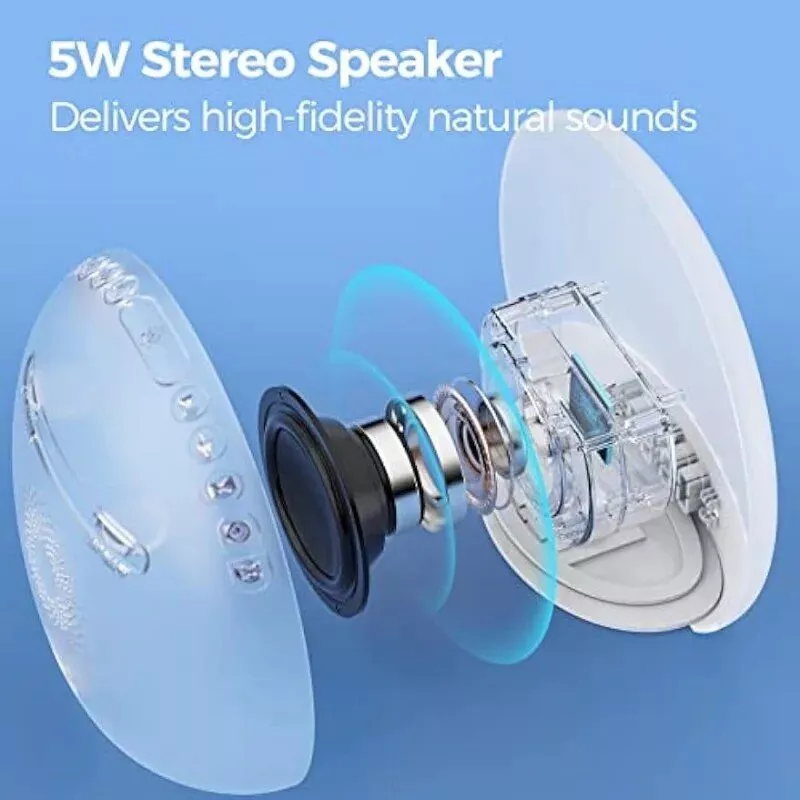 Wake Up Light & Sound Machine Alarm Clock with Night Light