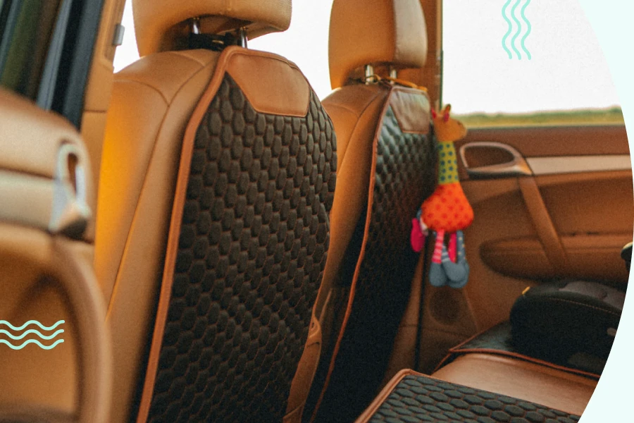 A Car Seat Kick Mat That Does More