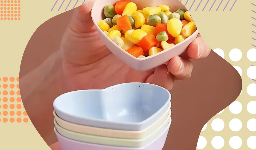 A Closer Look at Heart-Shaped Wheat Straw Dishes