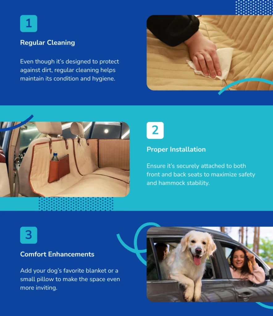 A Comfortable and Secure Car Hammocks for Dogs