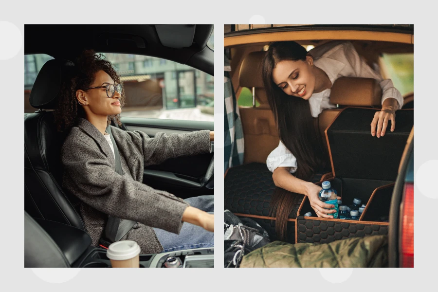 Enjoy your traveling and organized your goods in the car