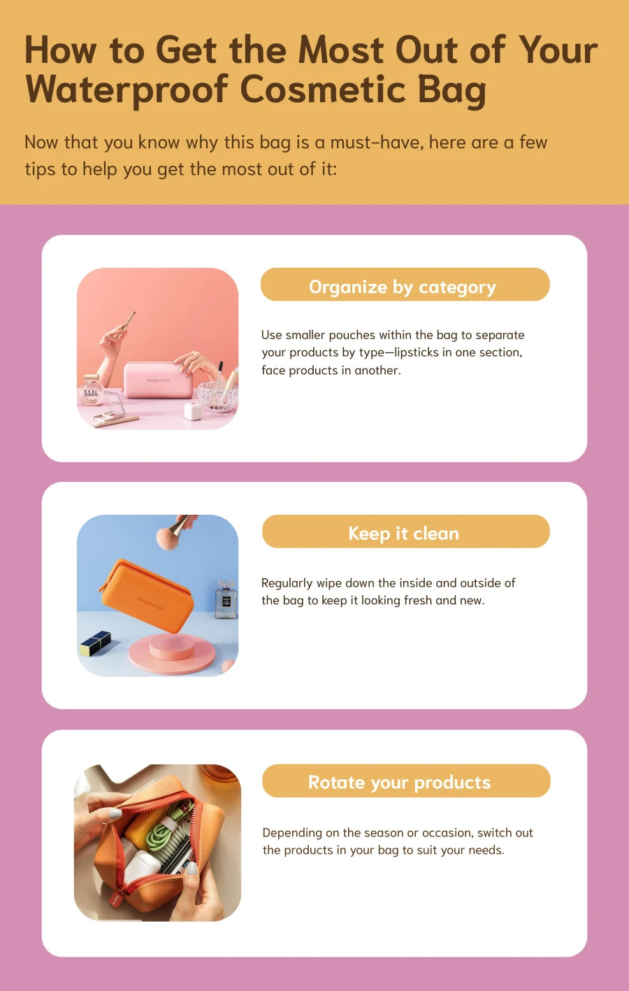 How To Get The Most Out Of Your Waterproof Cosmetic Bag