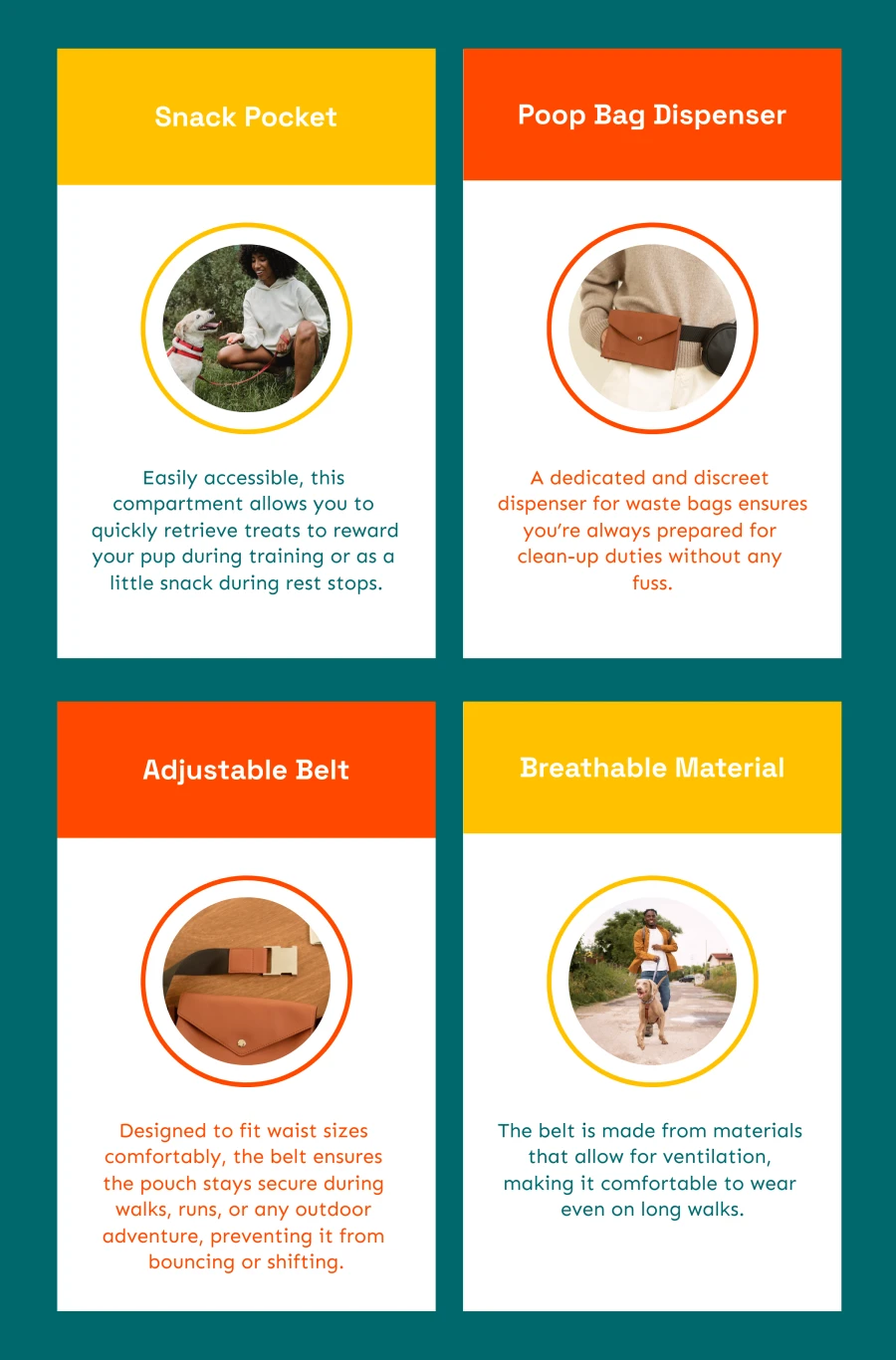 Key Features of the Belt Bag For Dog Walking