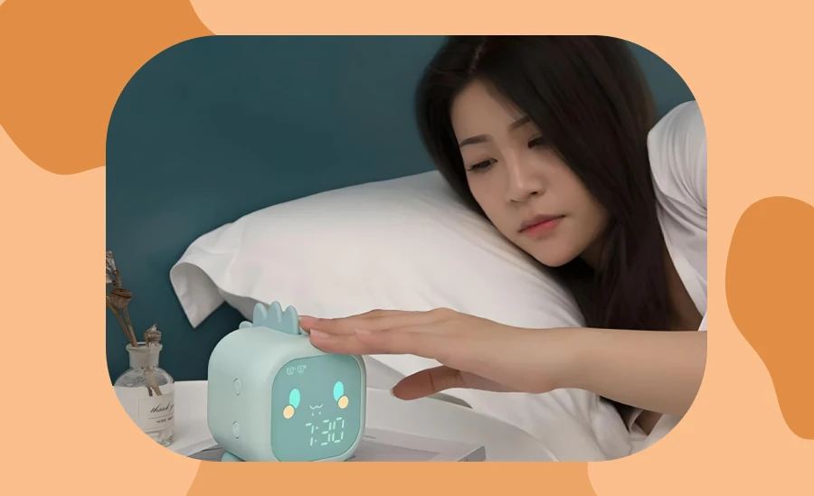 Morning Routine With a Dinosaur Alarm Clock