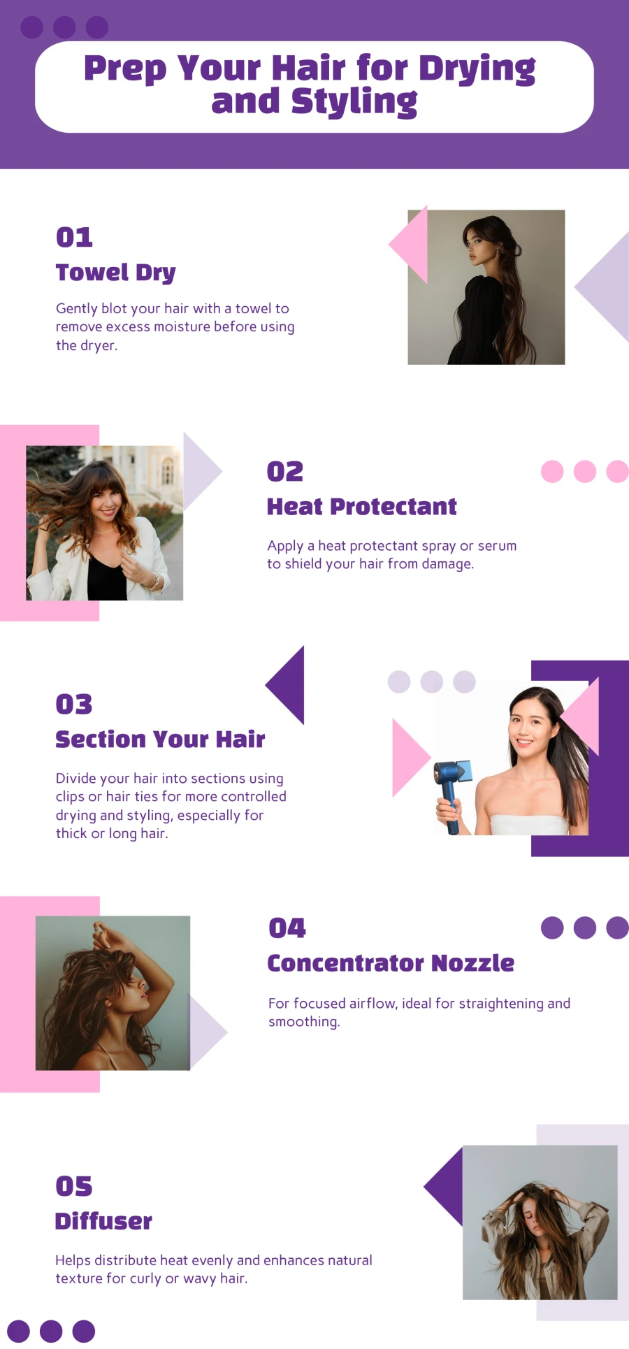 Prep Your Hair For Drying and Styling