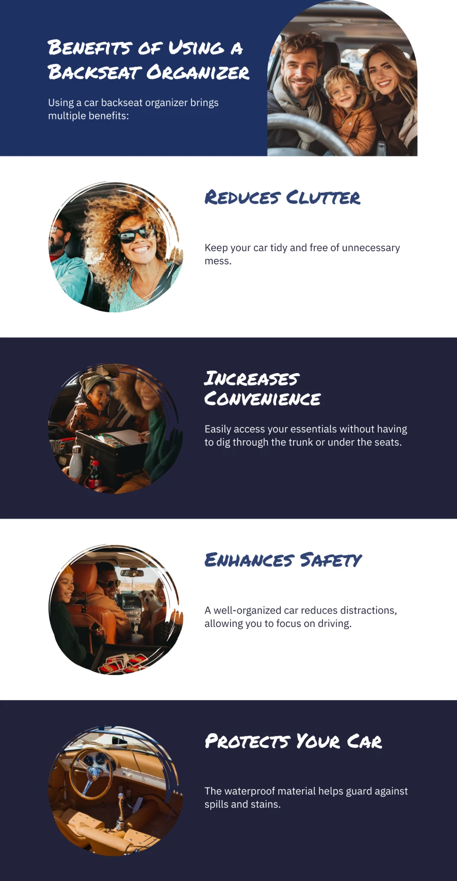 The Benefits For Every Car Driver Of Using A Backseat Organizer