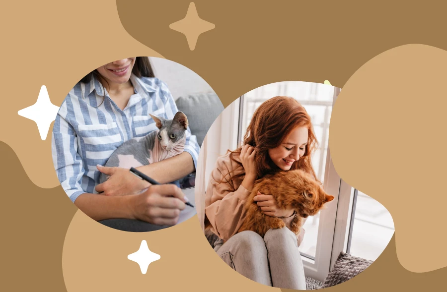 The Cat Lover and Their Companion