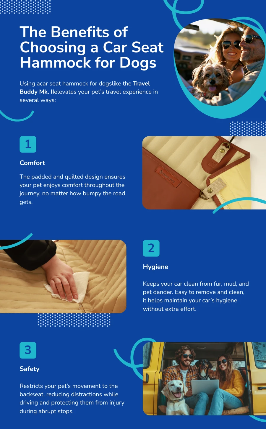 The benefits of choosing travel pet gear a car seat hammock for dogs