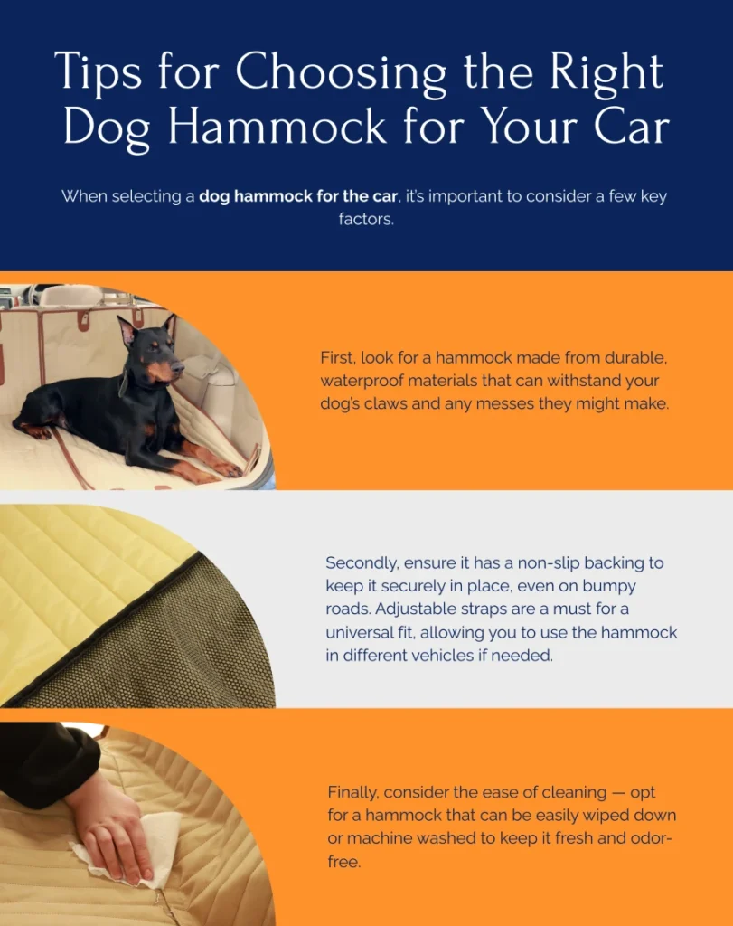 Tips for Choosing the Right Dog Hammock for Your Car
