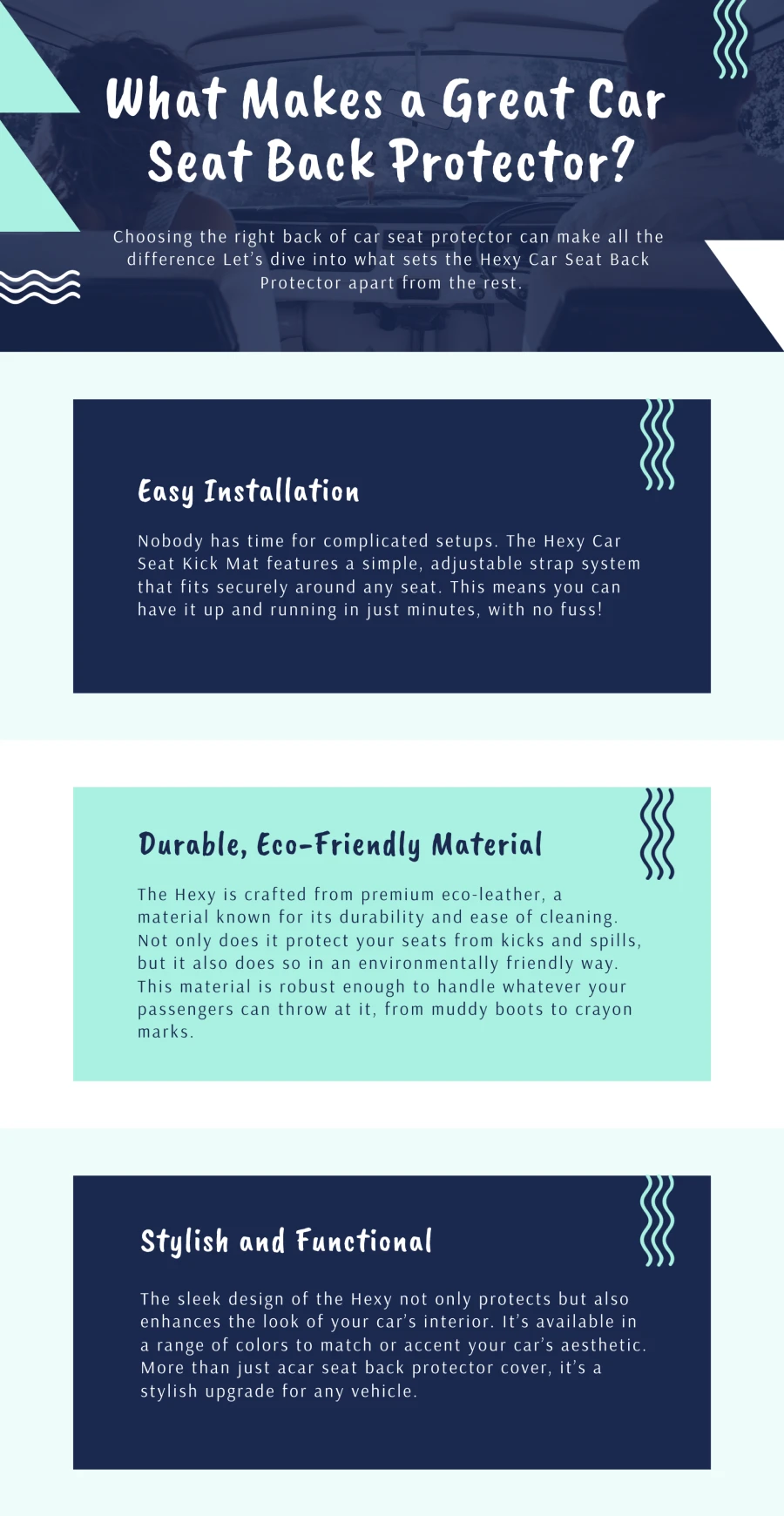 What Makes A Great Car Seat Back Protector