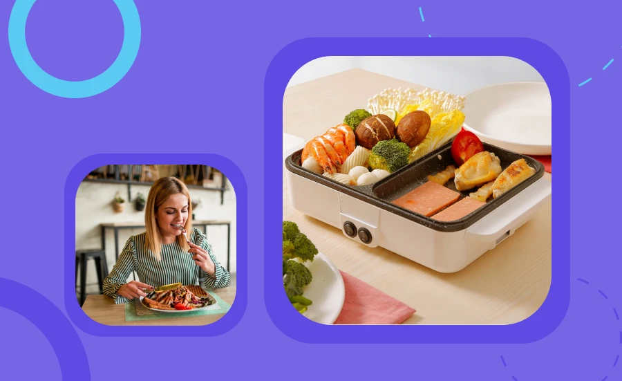 A Small Electric BBQ Grill with Big Capabilities