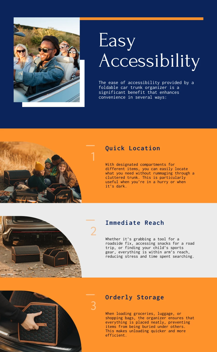 Buy A Foldable Car Trunk Organizer For Easy Accessibility of Your Items