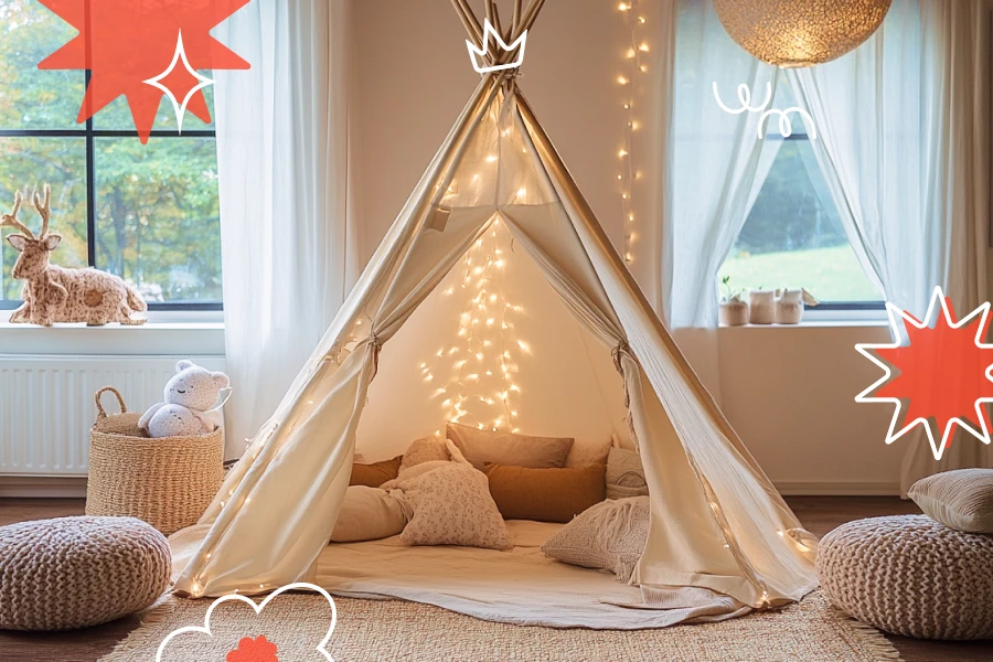 Buy Having a Teepee Tent for Every Child is Room